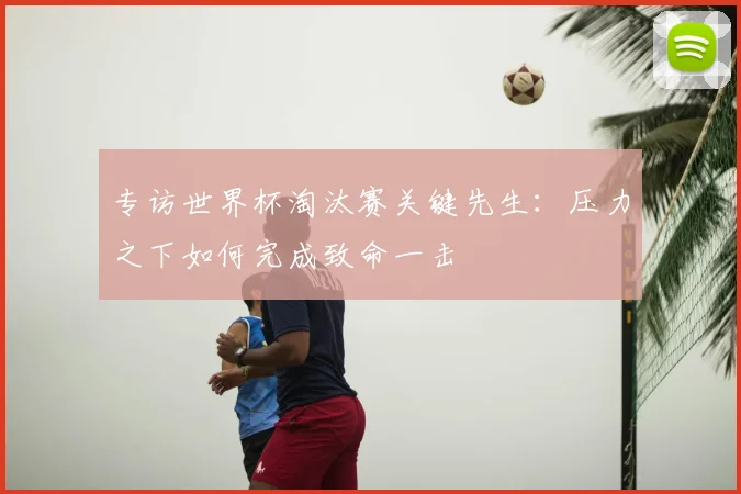 专访世界杯淘汰赛关键先生：压力之下如何完成致命一击