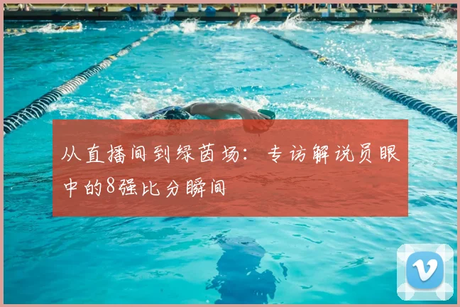 从直播间到绿茵场：专访解说员眼中的8强比分瞬间