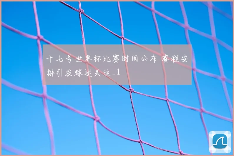 十七号世界杯比赛时间公布 赛程安排引发球迷关注_1